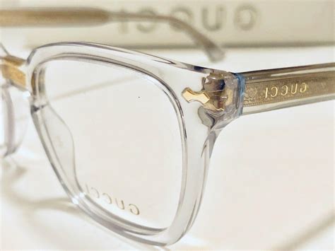 gucci reading glasses women|gucci clear eyeglass frames women's.